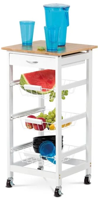 Fehér MDF Polcos Tároló. DR-043