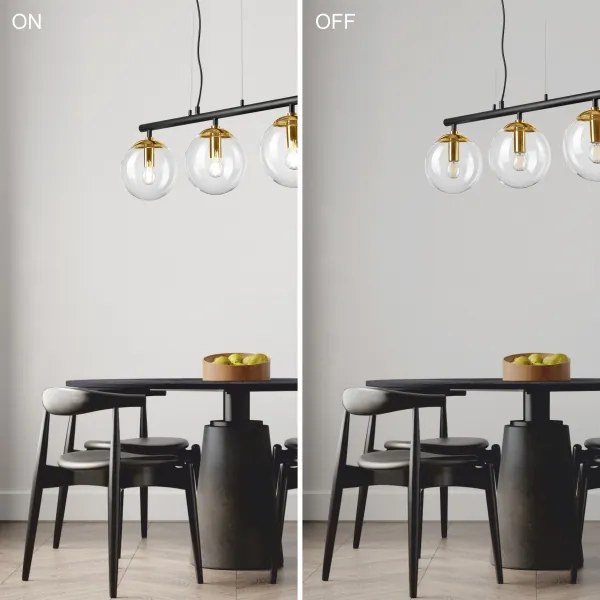 Csillár zsinóron ELOISE 3xE14/15W/230V