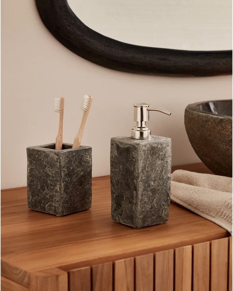 Szürke kő szappanadagoló Macinne – Kave Home