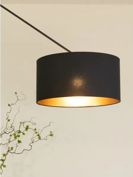 GORTA LED állítható rúdra szerelhető csillár 1xE27/60W/230V, fekete/arany