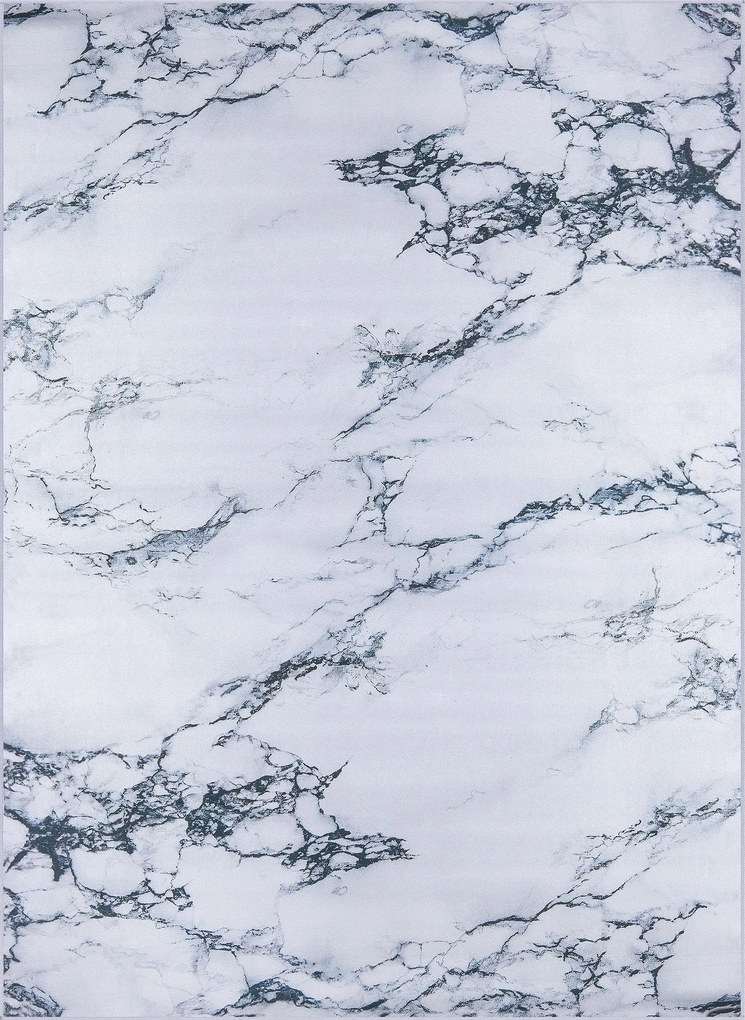 Szőnyeg 160x220 Hálószoba Nappaliba Fehér Márvány Modern Glamour Elegáns