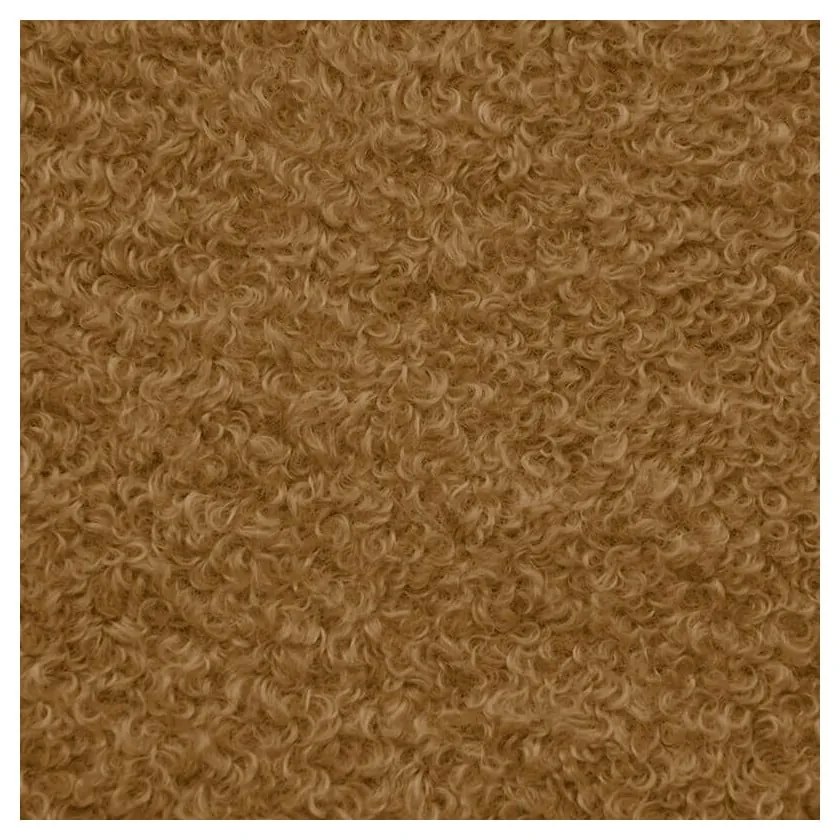 Barna buklé babzsákfotel Snug Long 140 – SLOWDOWN