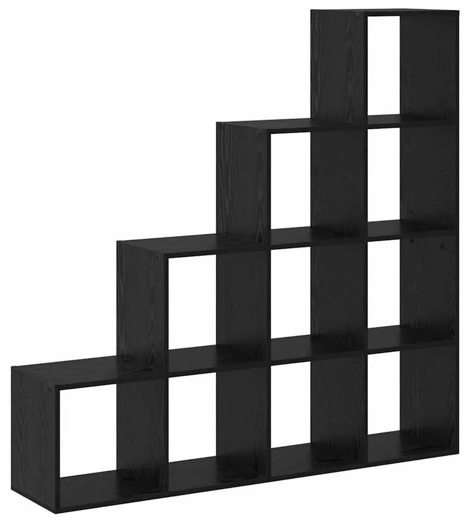 Szobaelválasztó könyvespolc Musta tammi 131.5 x 29 x 131.5 cm