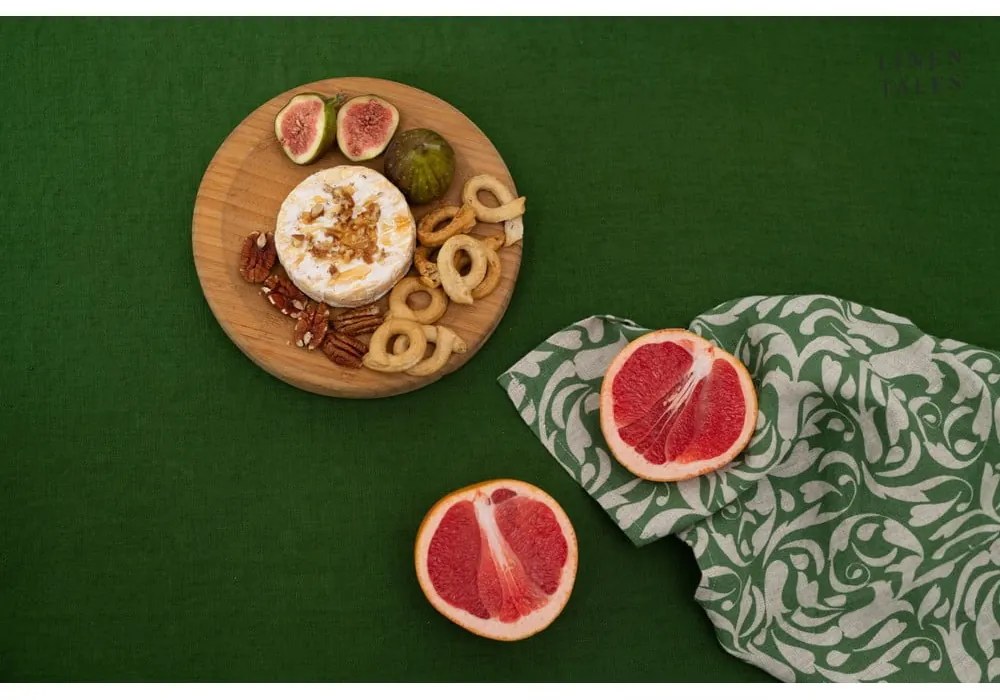 Len asztalterítő 140x140 cm True Green – Linen Tales