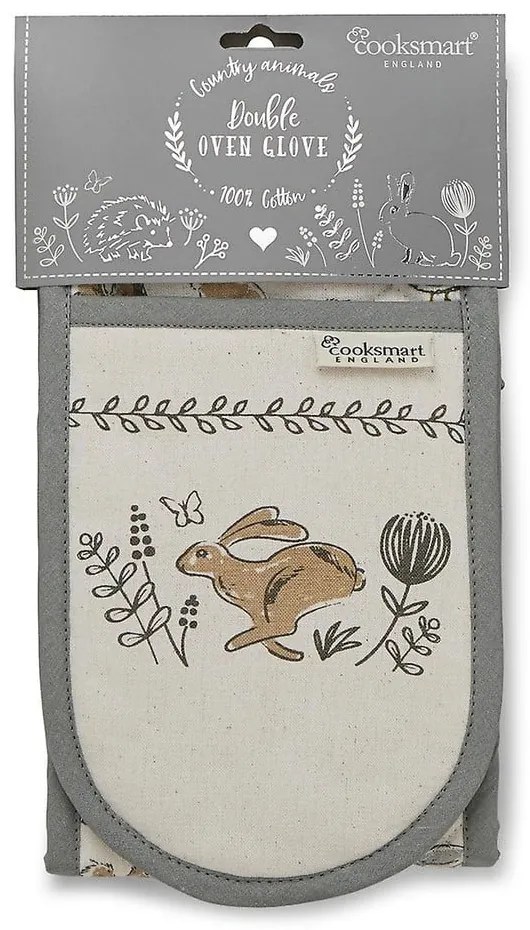 Country Animals pamut dupla edényfogó - Cooksmart ®