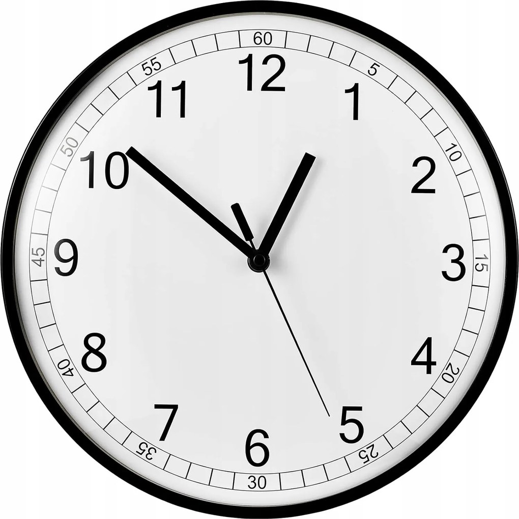 Falióra fekete 30cm csendes