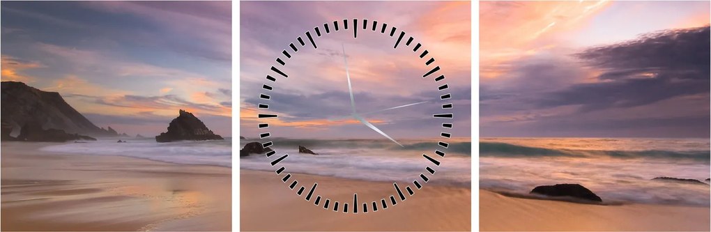 Kép - Praia da Adraga (órával) (90x30 cm)