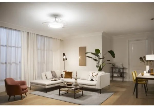 Philips BLISS LED mennyezeti ventilátor 35W 230V 5500/4000/2700K fehér + DO