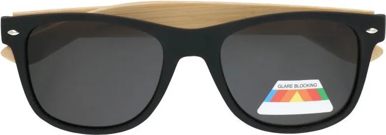 Fekete fa hatású tükrös „Wood 2” napszemüveg