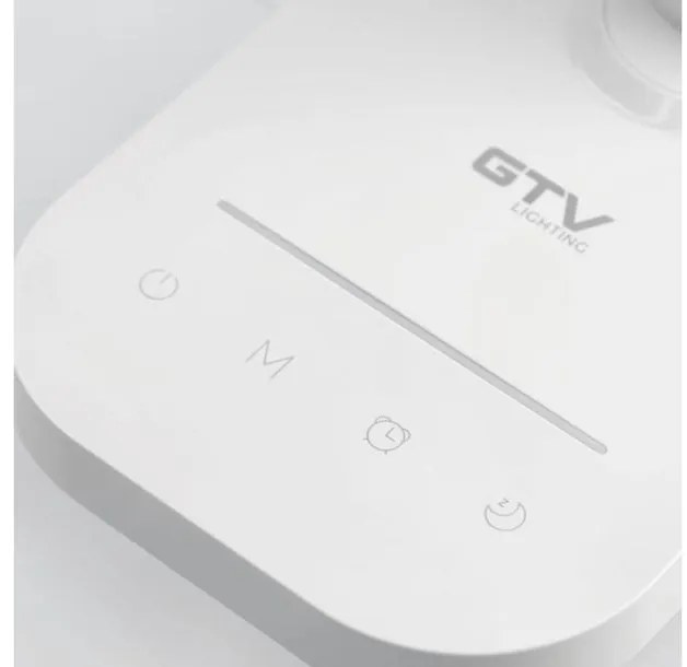 Lámpa Asztali GALE 8W, 550lm, AC220-240V, 5-CCT, 10 fokozatú fényerő, PF>0,5,RA>80, fehér