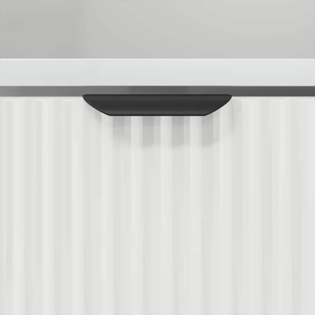 Éjjeliszekrények fiókkal 2 pcs Fehér 49 x 36 x 61 cm Faanyag