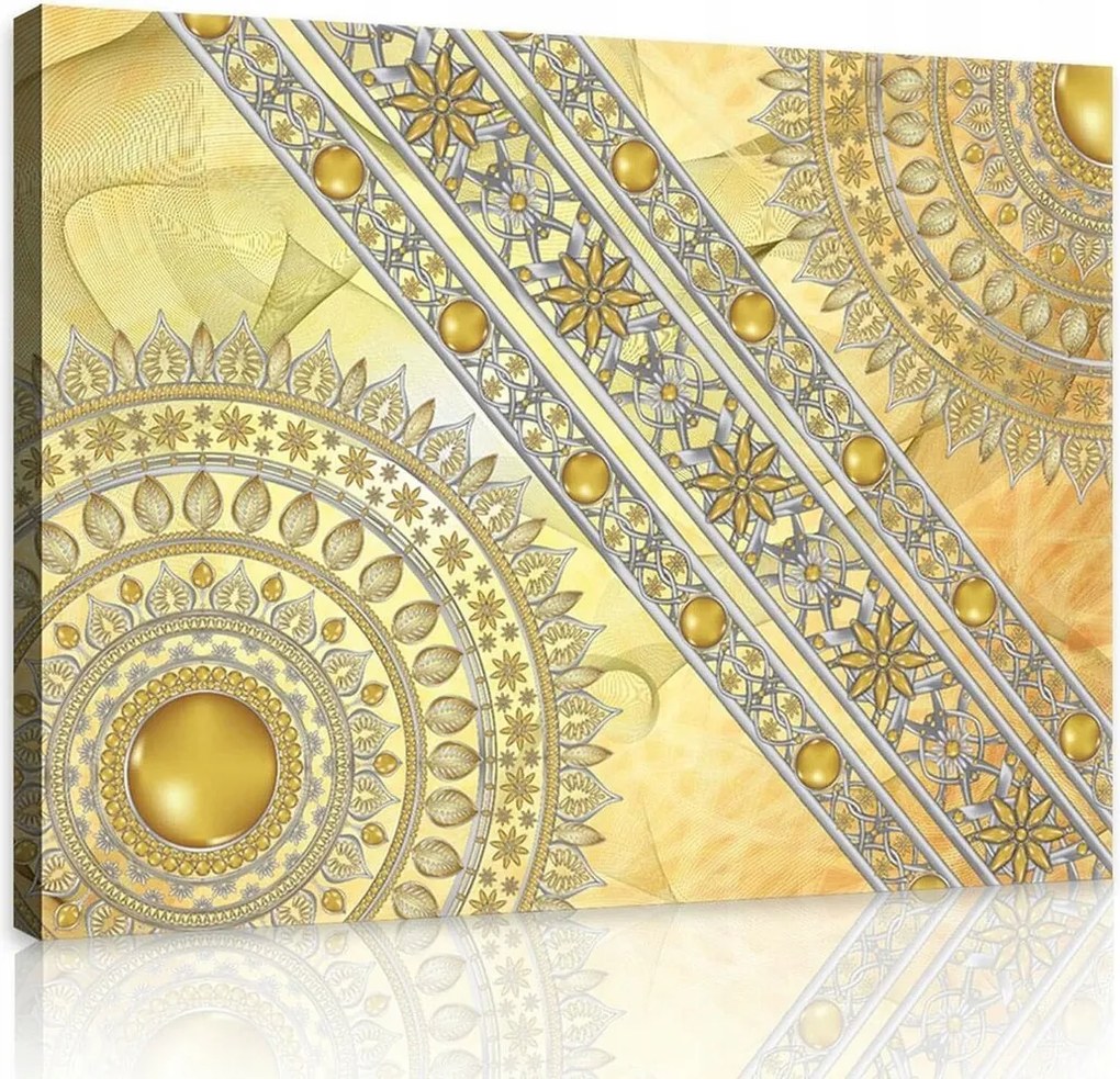 Vászonkép 100x75 Elegáns Nappali geometria Vizuális elemek Belső stílus