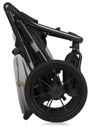 Lionelo - Babakocsi AZURA fekete/szürke