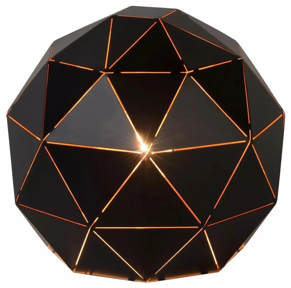 Lucide 21509/25/30 - Asztali lámpa OTONA 1xE27/25W/230V fekete