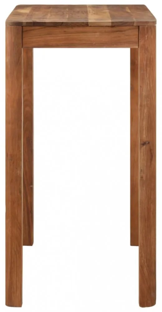 tömör akácfa bárasztal mézszínű bevonattal 110 x 55 x 106 cm
