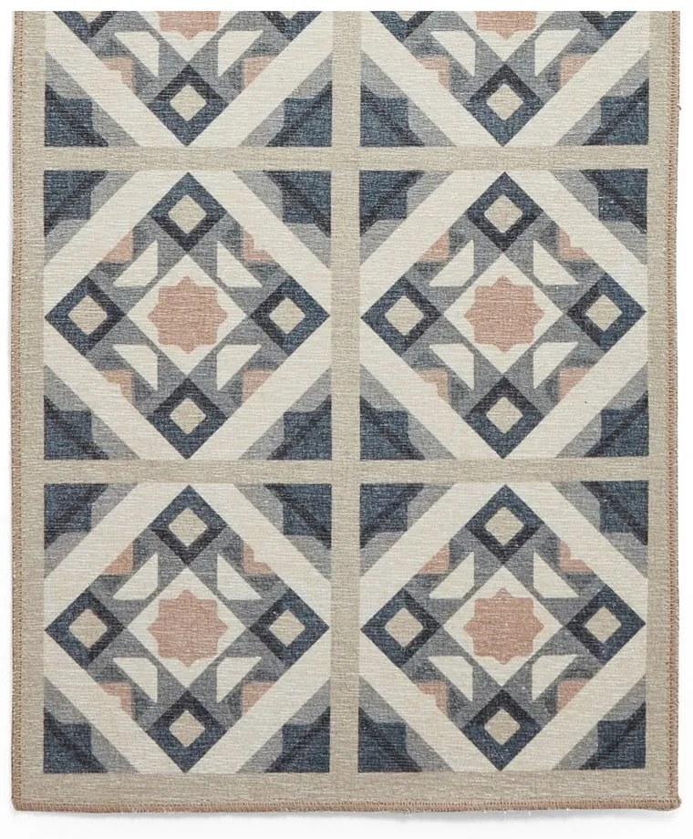 Szürke-krémszínű mosható futószőnyeg 61x170 cm Victoria Orange – Think Rugs