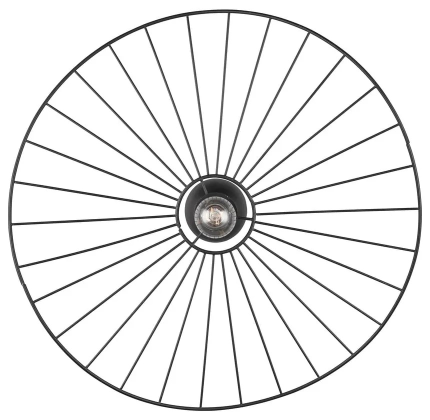 Matt fekete mennyezeti lámpa ø 60 cm Chapeau – Trio