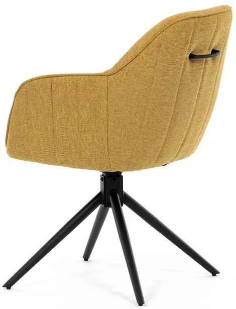 Sárga Szövet Étkezőszék. HC-536 YEL2