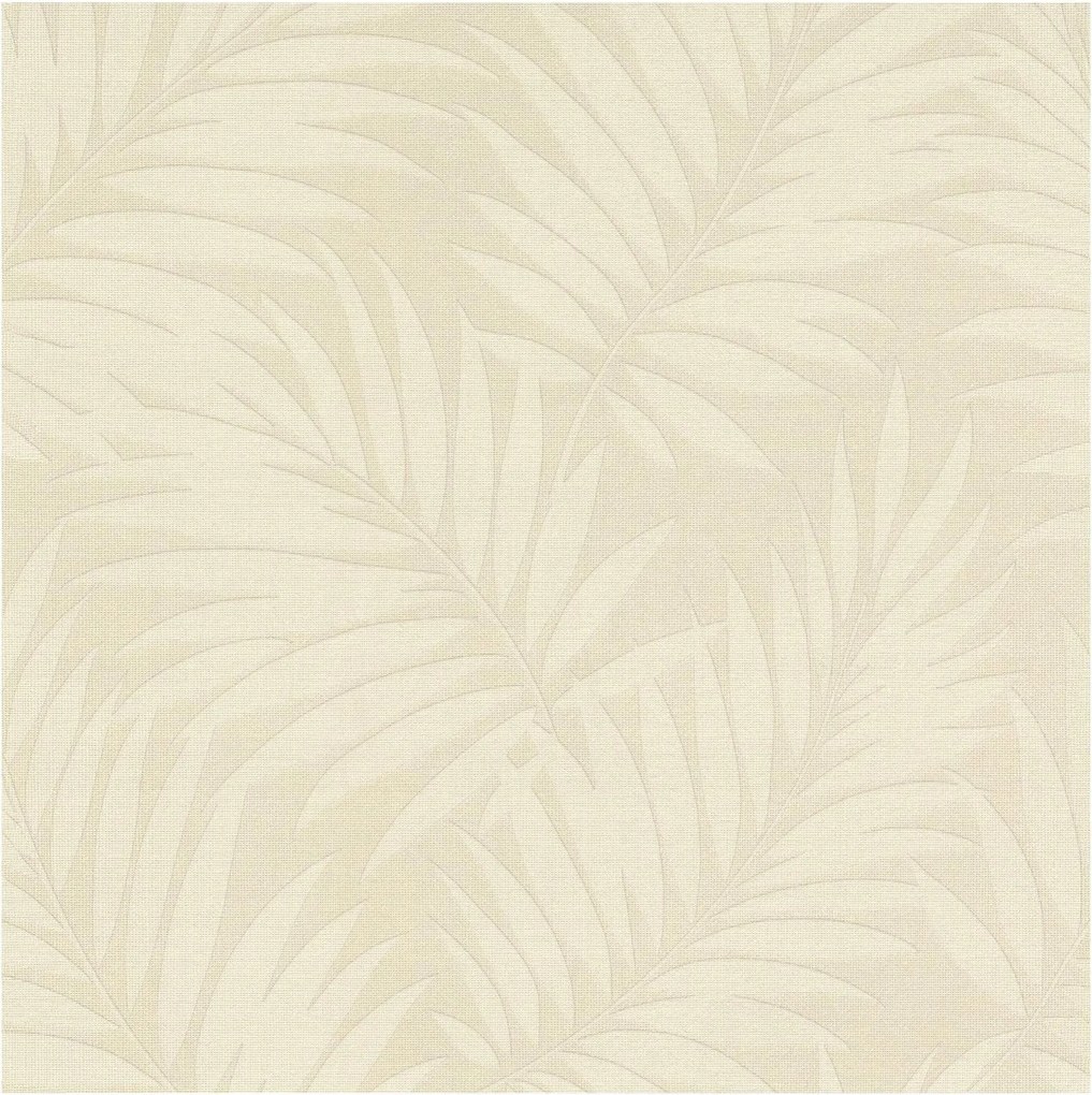 Dombornyomott vinil tapéta csillogó pálmalevelek