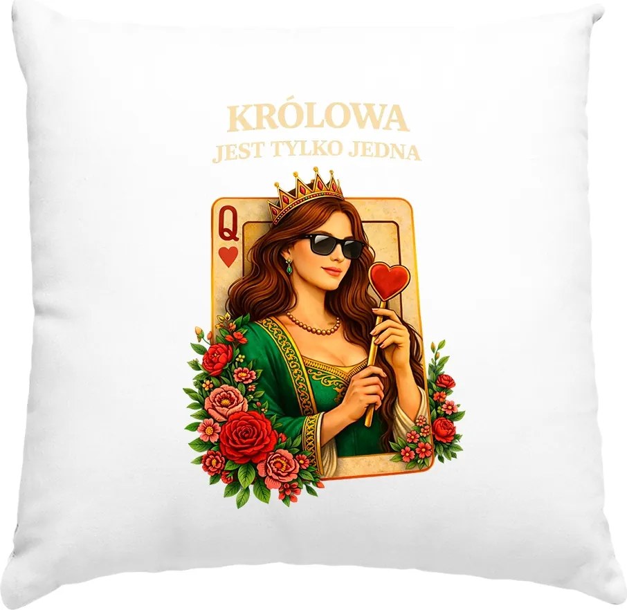 Párna Lány Feleség Királynő Csak Egy Ajándék Fehér