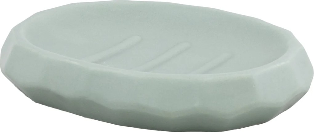 Bali Szappantartó, kerámia, Menta Színű