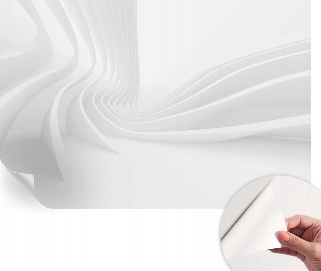 Öntapadós Dekoratív Fotótapéta Hálószobába Hullámzó vonalak 104x70 cm