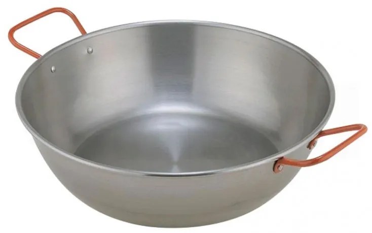 Paella füles serpenyő polírozott 30 cm 13415