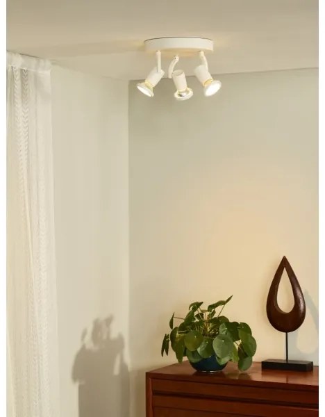 Lucide 11903/15/31 - LED spotlámpa JASTER-LED 3xGU10/5W/230V fehér