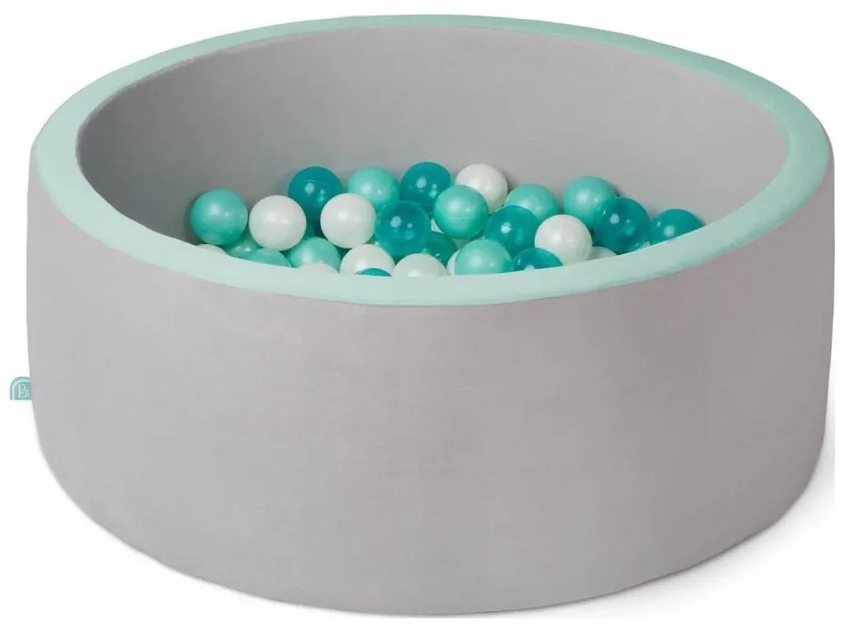 B-Toys - Gyermek száraz medence labdákkal átm. 89 cm szürke/türkiz