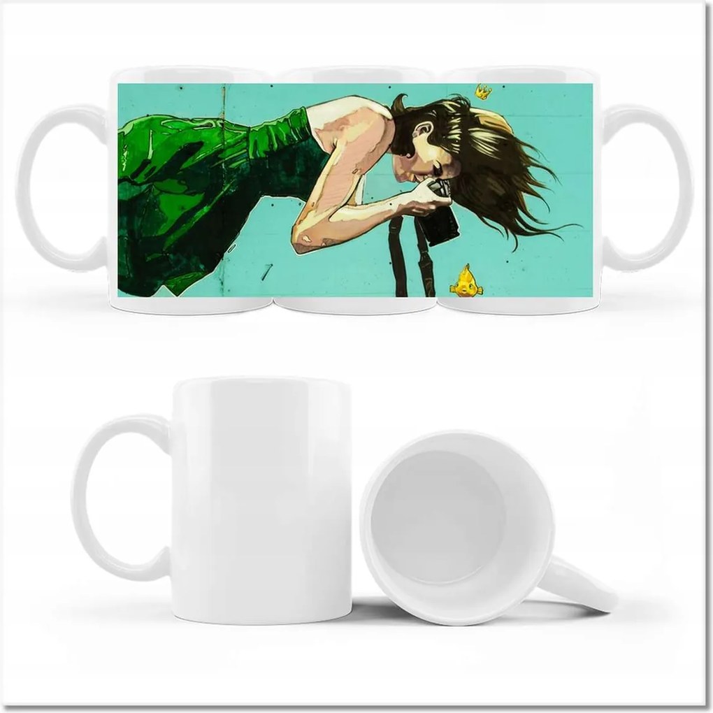 Graffiti fényképes bögre Utcaművészet