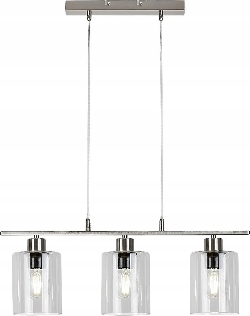 Mennyezeti függőlámpa 3x E27 Króm Modern Miroslaw Rabalux