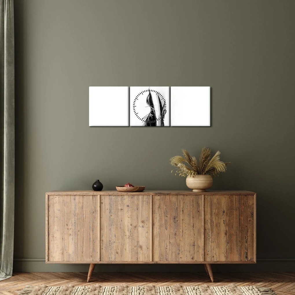 Kép - divat illusztrációk (órával) (90x30 cm)