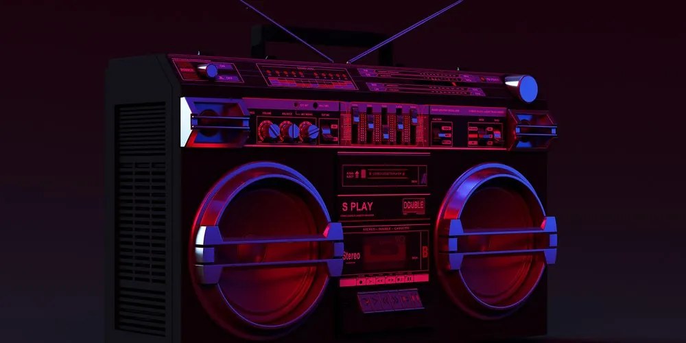 Kép disco rádió a 90 évekből