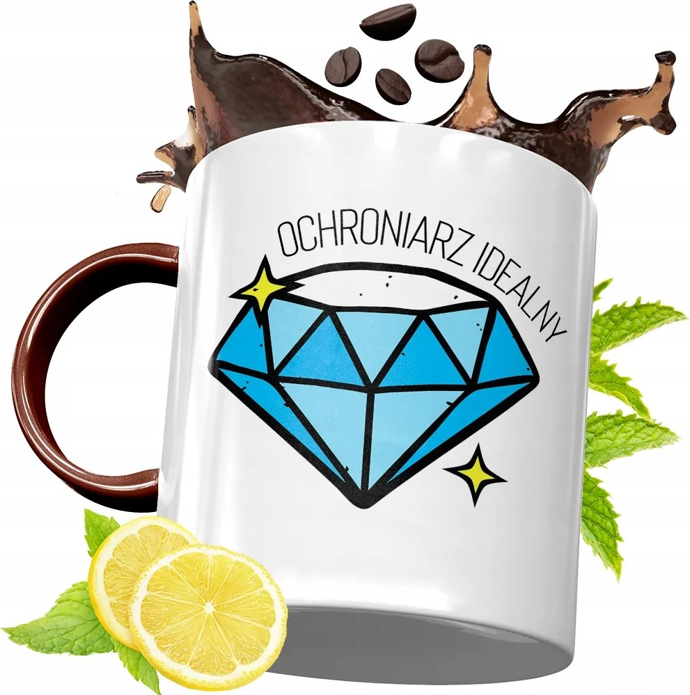 Bordó Bögre Biztonsági Őrnek Születésnapra Ajándék fényképes nyomattal