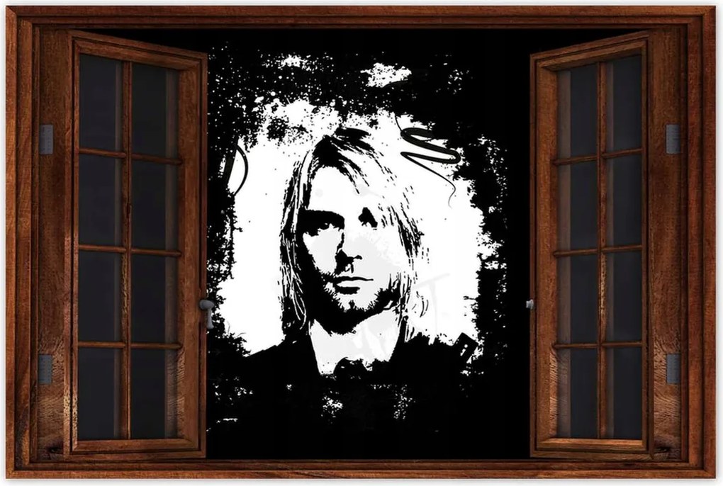 Poszterek 90x60 Curt Cobain Nirvana Zenész