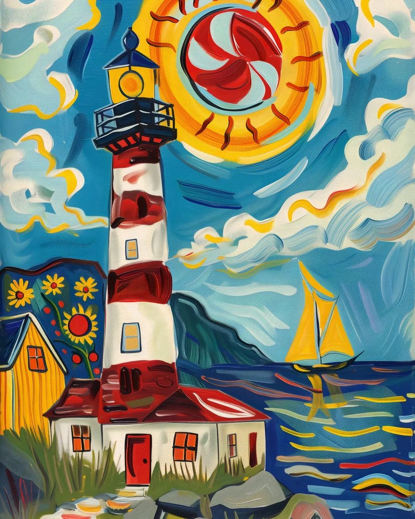 Poszter 40x50cm Élő kikötő