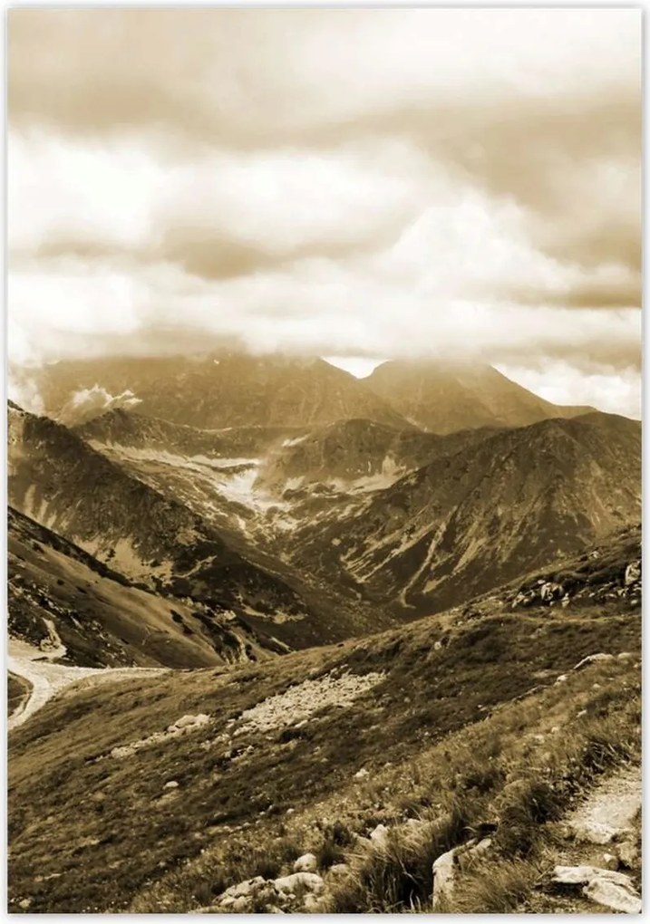 Poszterek 70x100 Tátra Lengyel hegyek Kilátás