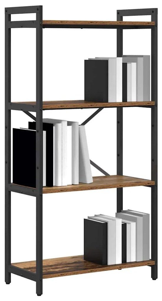 Könyvszekrény Régi fa 60 x 30 x 118 cm Faanyag