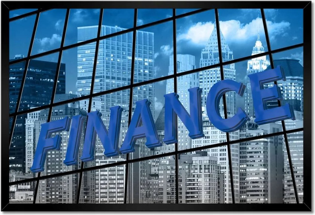 Plakátok keretben 60x40 Világ pénzügyei