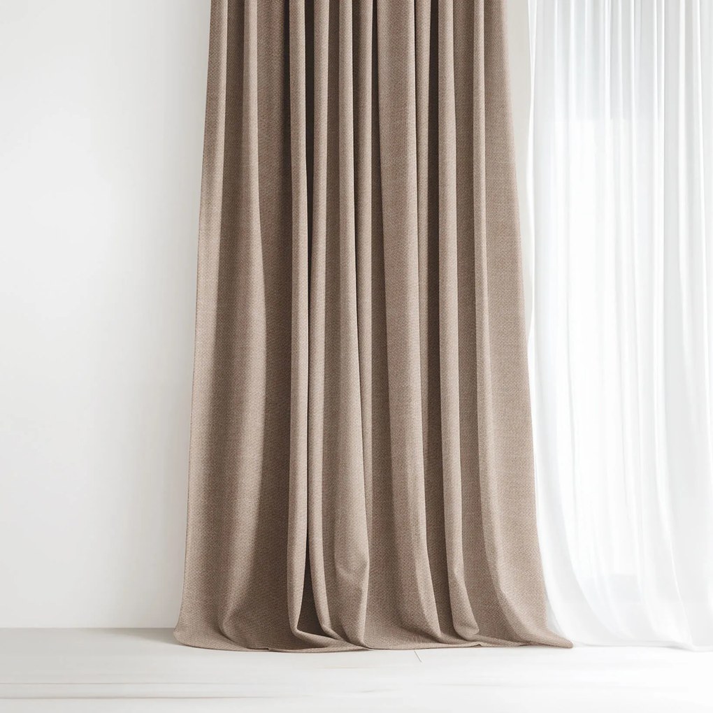 Goldea peru dekoratív drapéria - latte 200x135 cm