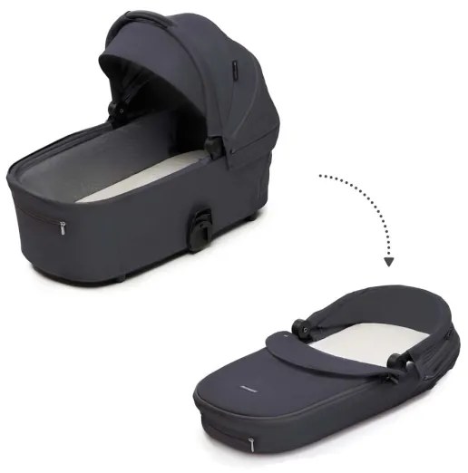 KINDERKRAFT - Kombinált babakocsi 2in1 NEA 2 Sötét szürke