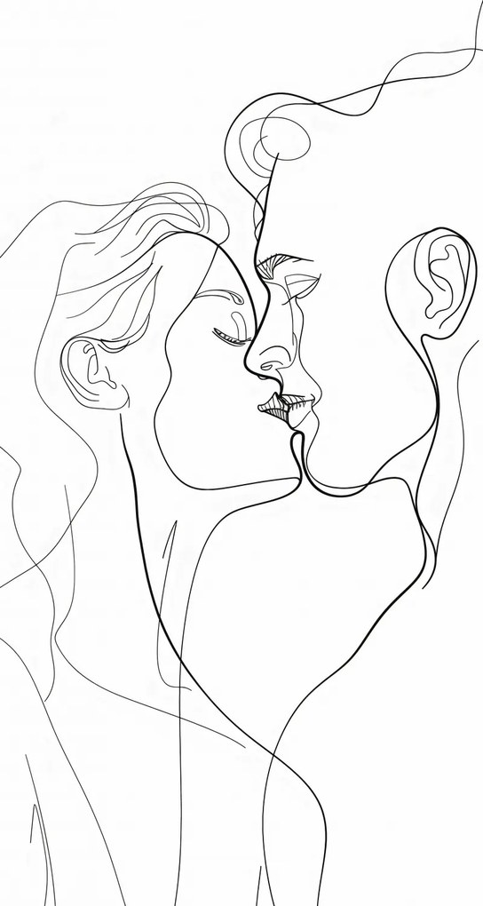 Poszter 50x100cm Vonal és szerelem szövés