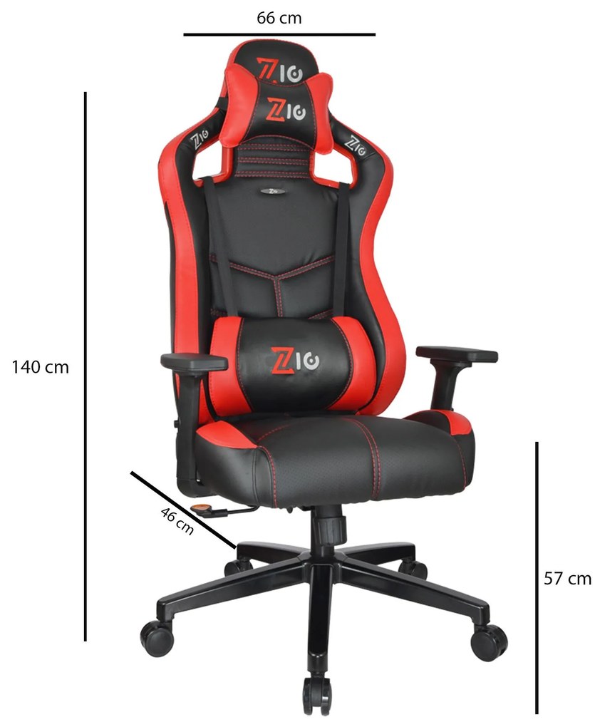 Irodai gamer szék Vilile (piros + fekete) . 1093834