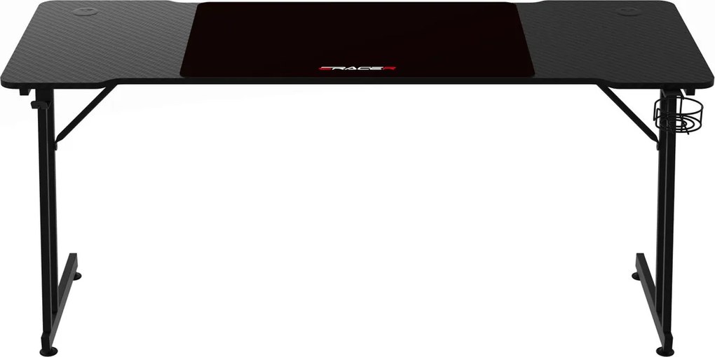 NERO karbon gamer asztal 140 × 60 cm