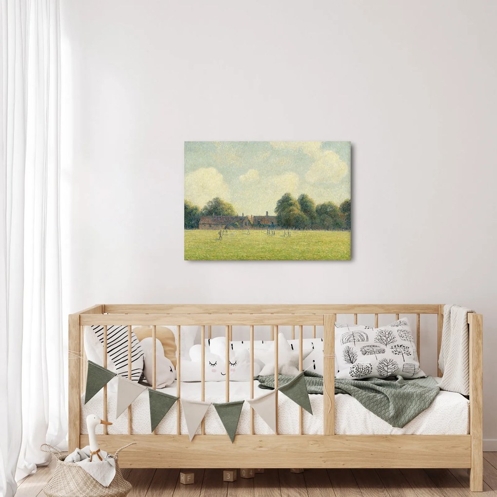 Kép - Camille Pissarro, Hampton Court Green, reprodukciók (70x50 cm)