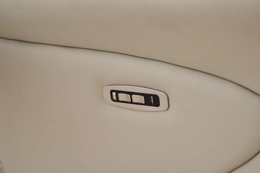 VASHOME Elektromos relaxációs fotel állítható háttámlávalés lábzsámollyal, USB töltővel, Bézs