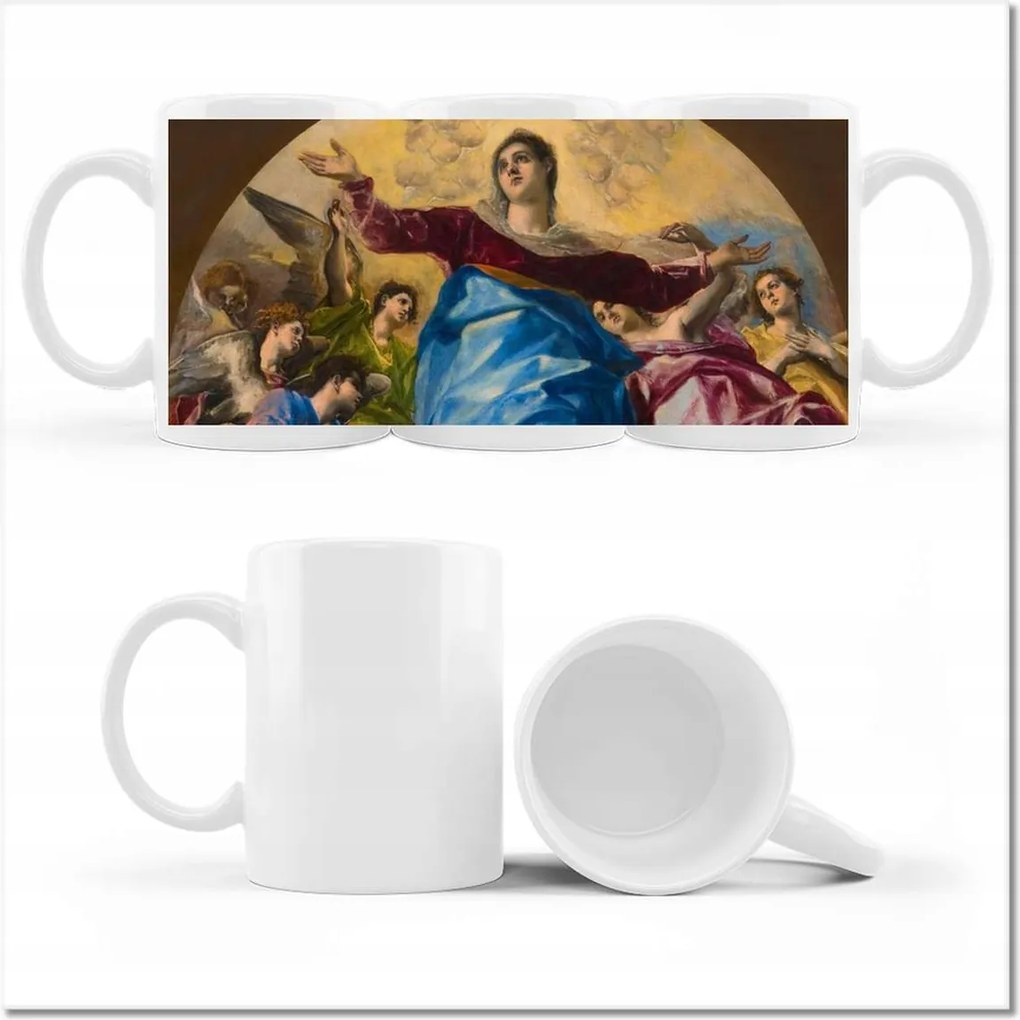 Szűz Mária mennybemenetele mintás bögre