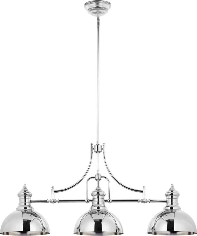 Jupiter 1789 - PT3 - PLATINO 3xE27/60W/230V ezüst rúd csillár