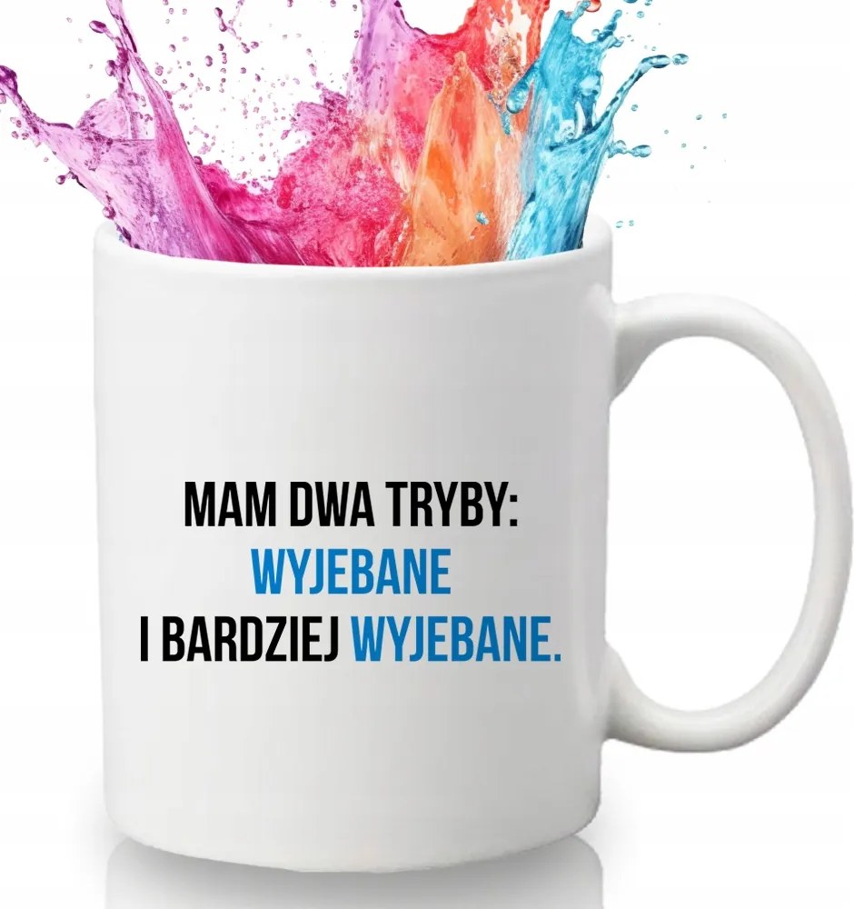 Bögre Fehér 330 ml Kerámia Ajándék Humor Vicces Kütyü Mam Wy*ebane