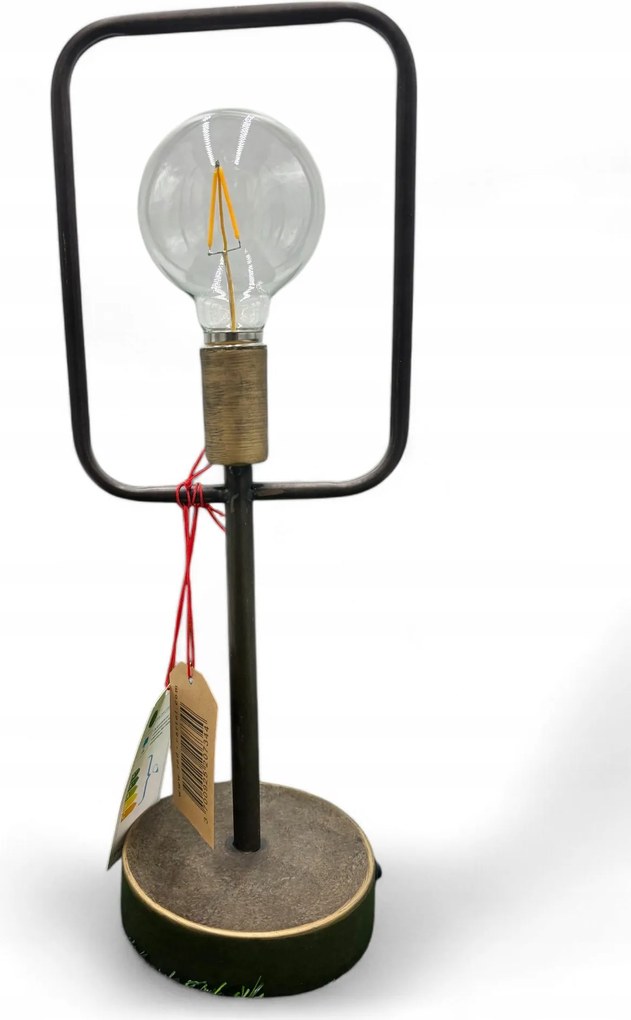 Ipari asztali lámpa Ray fém keret sárgaréz Hordozható E27